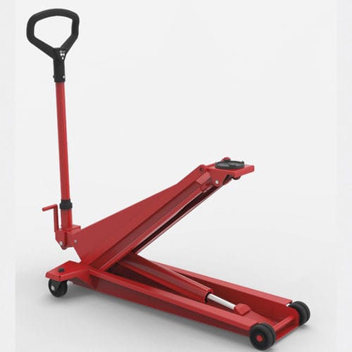 Cric su ruote - YAK 50/QL - Cattini Oleopneumatica - idraulico / 5 tonnellate / per il settore automotive
