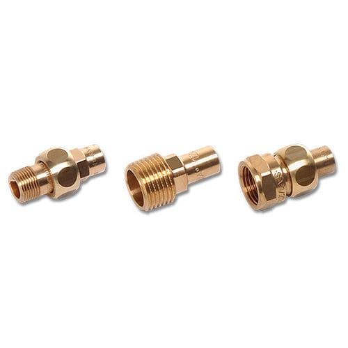 Raccordo idraulico - SA series 4000 - SANHA GmbH & Co. KG - pneumatico / ad avvitamento / da saldare