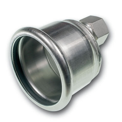 Tappo di protezione non filettato - 9301E - SANHA GmbH & Co. KG - rotondo / in acciaio inossidabile / per tubi
