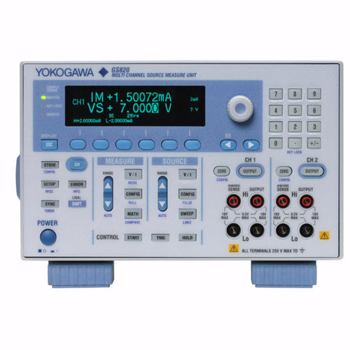 Unità di alimentazione e misura multicanale - GS820 - YOKOGAWA Europe - USB / con uscita analogica