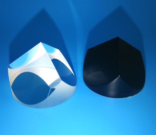 Prisma ottico retroriflettente - Changchun Yutai Optics Co., Ltd. - in silice fusa / in vetro BK7