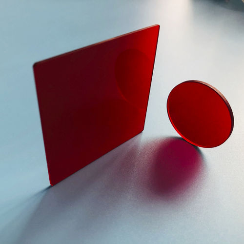 Filtro ottico rosso - Changchun Yutai Optics Co., Ltd. - passa-lungo / in vetro / per laser