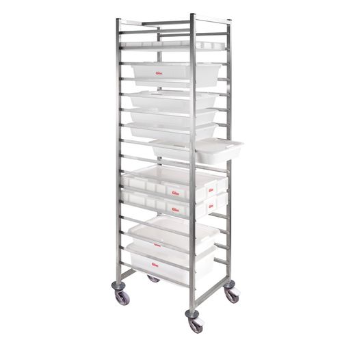 Carrello in acciaio inossidabile - G194595 - GILAC PROFESIONNEL - a ripiani
