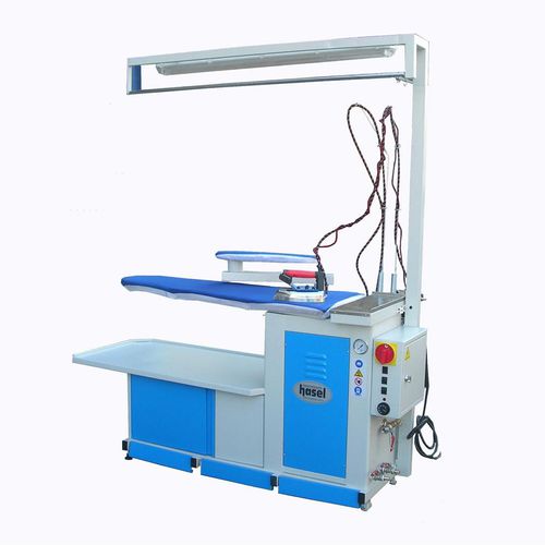 Tavolo da stiro stretto - HSL-KBBJ-02 - hasel ironing equipment - universale / aspirante e soffiante / con generatore di vapore