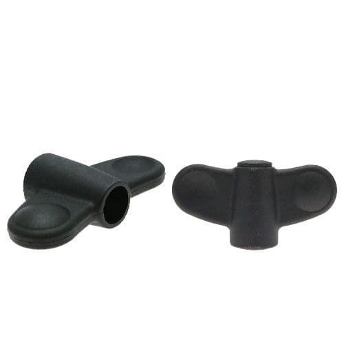 Dado a farfalla - WING0210	 - Vital Parts ltd - in ottone / in termoplastica / filettato