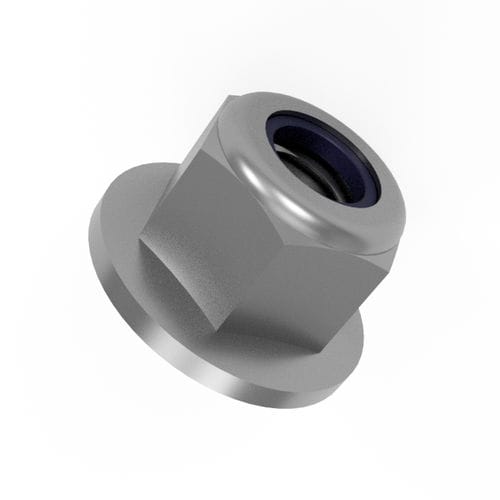 Dado flangiato - FN6923-M series  - Vital Parts ltd - a collarino / in acciaio inossidabile / in nylon