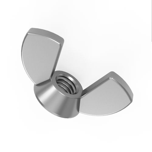 Dado zigrinato - WN315-M series - Vital Parts ltd - a farfalla / in acciaio inossidabile / in acciaio inossidabile