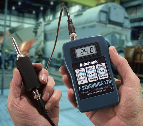 Vibrometro portatile - Vibcheck - SENSONICS LTD - per monitoraggio condizioni della macchina / per turbina / tascabile