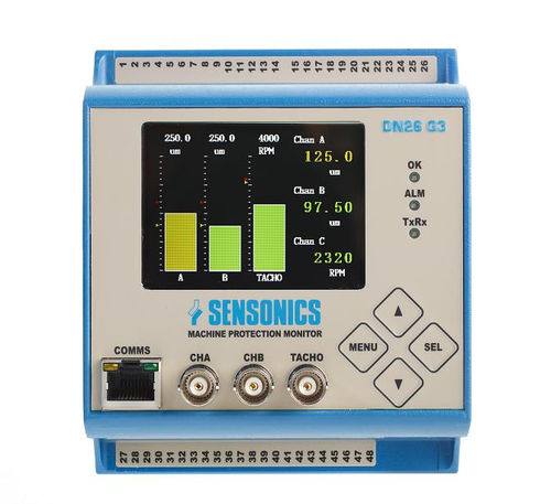 Sistema di monitoraggio di vibrazioni - DN26 G3 - SENSONICS LTD - di velocità / di posizione / di misura