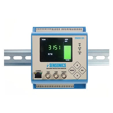 Monitor di sicurezza per la velocità - DN26 G3 - SENSONICS LTD - su guida DIN