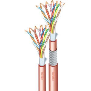 Cavo ottico ignifugo - FIRECEL SR 125H - Cavicel - di dati / di allarme
