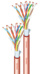 Cavo ottico ignifugo - FIRECEL SR 225H - Cavicel - di dati / di allarme