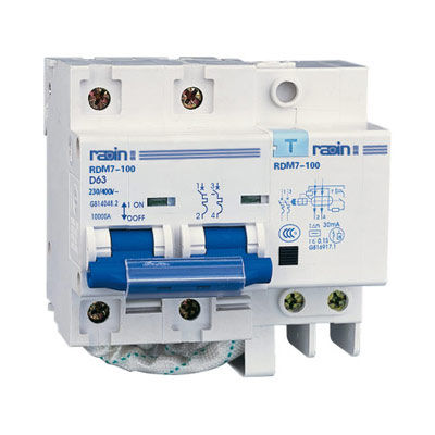 Interruttore magnetotermico - RDM7LE-100 series - Radin Electric Technology Co., lTD - con dispersione a terra / AC / per sovraccarichi