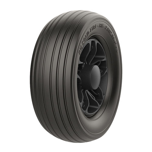 Ruota con fascia - RN-2.8/2.5-4 series - Natural Technology Co., LTD. - in nylon / piena / piatta