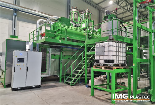 Linea di produzione di pannelli di isolamento - imgNF - IMG Plastec Co. Ltd. - per pannelli sandwich in PSE / per cantiere di costruzione