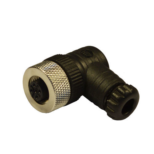 Connettore M12 - 12FB4000 - H.T.P. - di alimentazione elettrica / a gomito / circolare