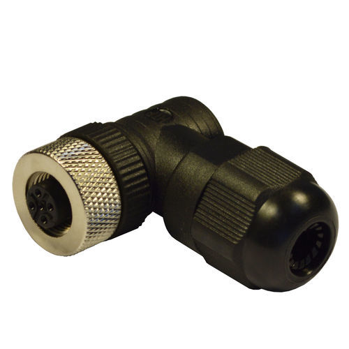 Connettore M12 - 12FB4000-SK - H.T.P. - di alimentazione elettrica / a gomito / circolare