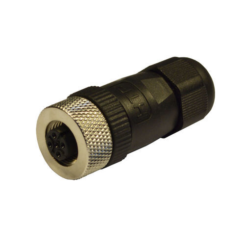 Connettore M12 - 12FC4000-SK - H.T.P. - di alimentazione elettrica / diritto / circolare
