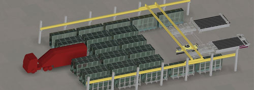 Sistema di carico per sfuso - LiSEC - avvolgibile / automatizzato