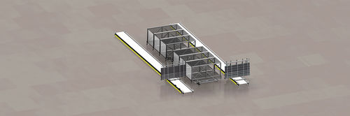 Sistema di smistamento per la logistica - ASM - LiSEC - automatico / di processo / per vetro