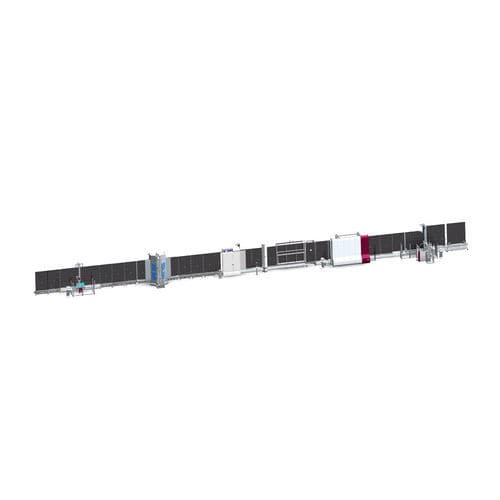 Linea di produzione di vetro isolante - LiSEC - per distanziali in alluminio / automatica