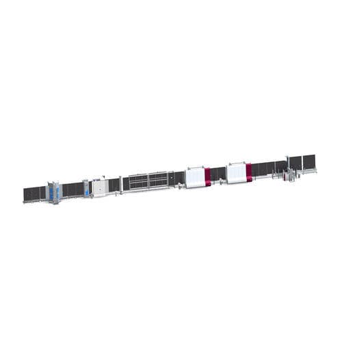 Linea di produzione di vetro isolante - LiSEC - per distanziali in alluminio / automatica / doppia