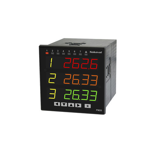 Indicatore di corrente - PM20 - Nokeval - di temperatura / di tensione / digitale