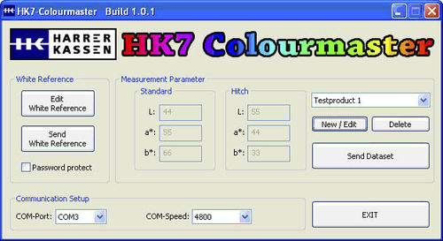 Software di calibrazione - Colourmaster - Harrer & Kassen - per misurazione di colore / Windows
