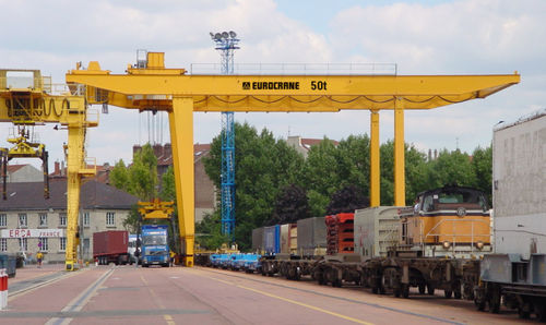 Gru a cavalletto su guida di scorrimento - 00128 - Eurocrane(China)Co.,Ltd - per officina / per la logistica / bitrave