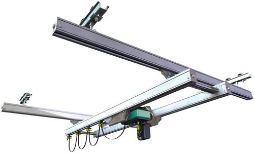 Carroponte bitrave - T0007 - Eurocrane(China)Co.,Ltd - sospeso / leggero / profilato in acciaio