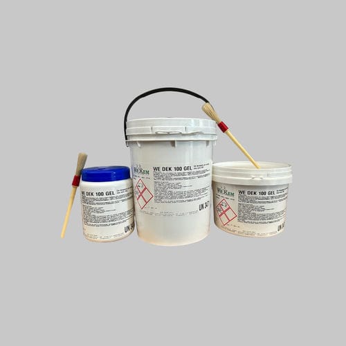 Gel per acciaio inossidabile - WE DEK 100 GEL - WE KEM snc - decapante