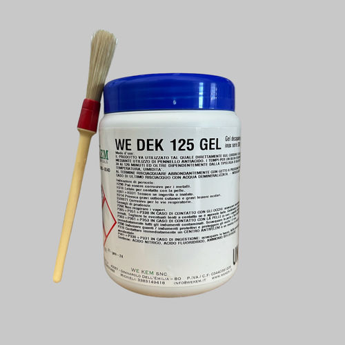 Gel di saldatura - WE DEK 125 GEL - WE KEM snc - per acciaio inossidabile / decapante