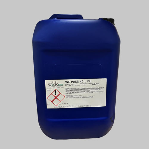 Passivazione dell'acciaio inossidabile - WE PASS 40 L PU - WE KEM snc - industriale