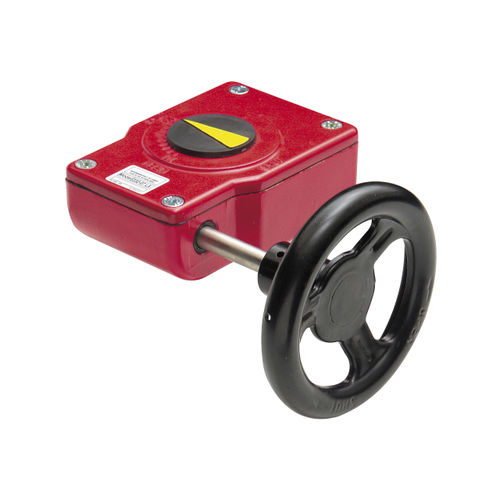 Attuatore per valvola manuale - KXV4PE series - VIR - rotativo / a vite senza fine / con contatto di fine corsa integrato