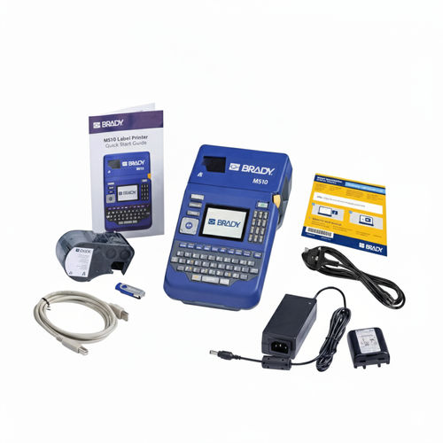 Stampante per etichette portatile - M510-EU - Brady EMEA - a trasferimento termico / rapida / codice a barre