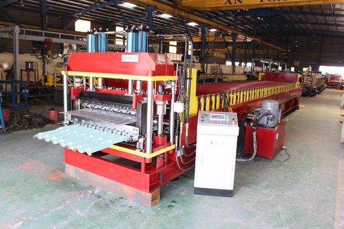 Profilatrice per pannelli per copertura - Ruby - AMECO INDUSTRIAL JOINT STOCK COMPANY - automatica / controllata da PLC / a doppio strato