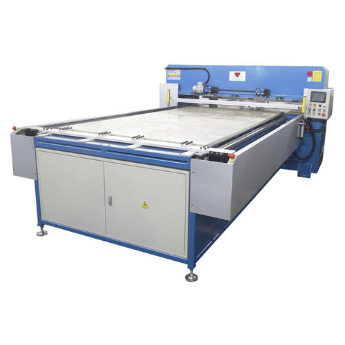 Macchina da taglio per spugna - HONGGANG - di lastre / automatica / idraulica