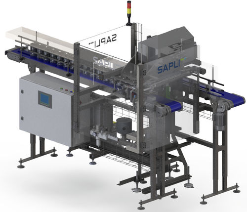 Sigillatrice per barattoli di latta automatica - VGS1 AUTO SEAMER 7 UPM - Sapli - sottovuoto / con sistema di iniezione di gas