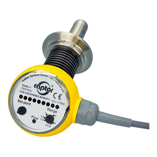 Sensore di portata calorimetrico - flow-captor 4120.1x S114/xx S110/xx - weber Sensors GmbH - volumetrico / per liquido / per il monitoraggio dei processi