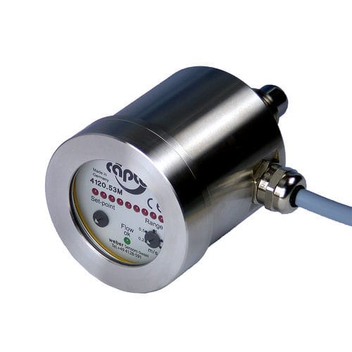 Flussostato termico - 4120.5xM - weber Sensors GmbH - per liquidi / in acciaio inossidabile / IP67