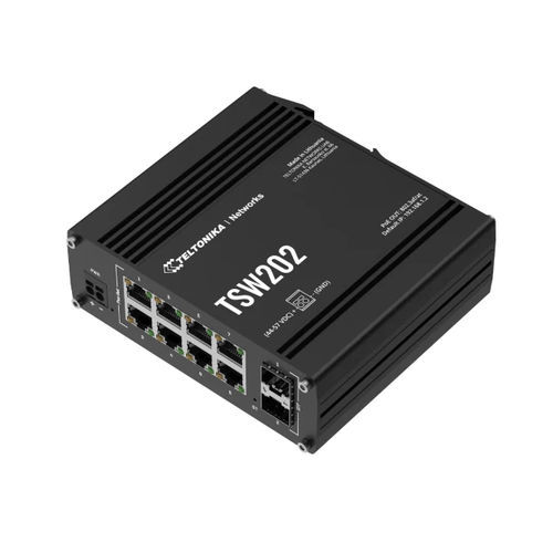 Switch Ethernet gestibile - TSW202 - TELTONIKA SAS - 8 porte / Ethernet gigabit / ProfiNet