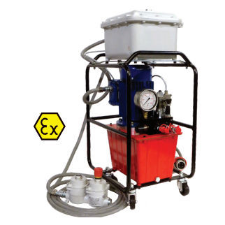 Pompa idraulica a pistoni assiali - PHE-ATEX  - TRITORC INC - elettrica / per applicazioni industriali / a tre stadi