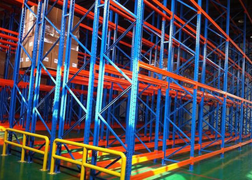 Scaffalatura con ripiani - Aceally (Xiamen) Technology Co., Ltd - profondità doppia / per carichi pesanti / per pallet