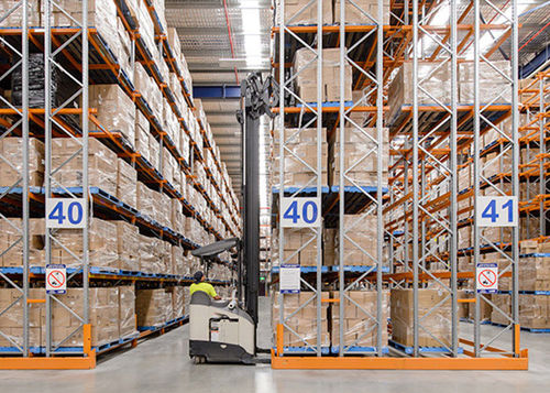 Scaffalatura con ripiani - Aceally (Xiamen) Technology Co., Ltd - profondità doppia / per pallet