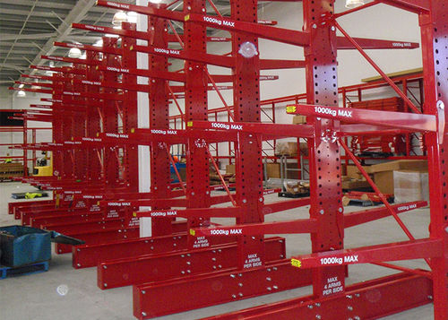 Scaffalatura cantilever - Aceally (Xiamen) Technology Co., Ltd - con ripiani / per carichi pesanti / per tubi