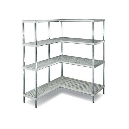 Scaffalatura per magazzino di stoccaggio - ECO INOX - NOVETAL - con ripiani / modulare / per carichi leggeri