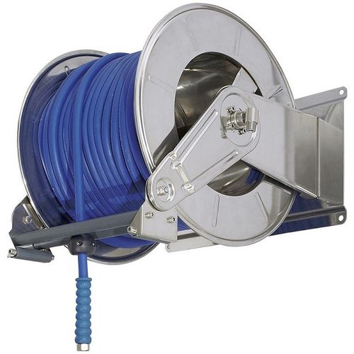 Avvolgitore per tubo di pulizia ad alta pressione - NOVETAL - a richiamo automatico / per applicazioni marine / per prodotti chimici