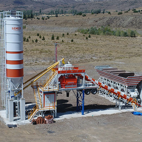 Centrale di betonaggio mobile - 160 S4 - Semix Concrete Batching Plants