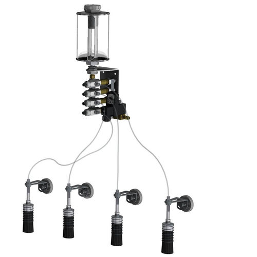 Sistema di lubrificazione pneumatico - DPV-25/100 - Schmiertechnikwerk - STW - a olio / in quantità minima / multipunto