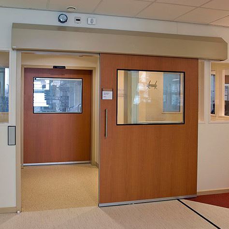 Sistema di porte scorrevole - METAFICIENT - METAFLEX - per interno / per ospedali / automatico